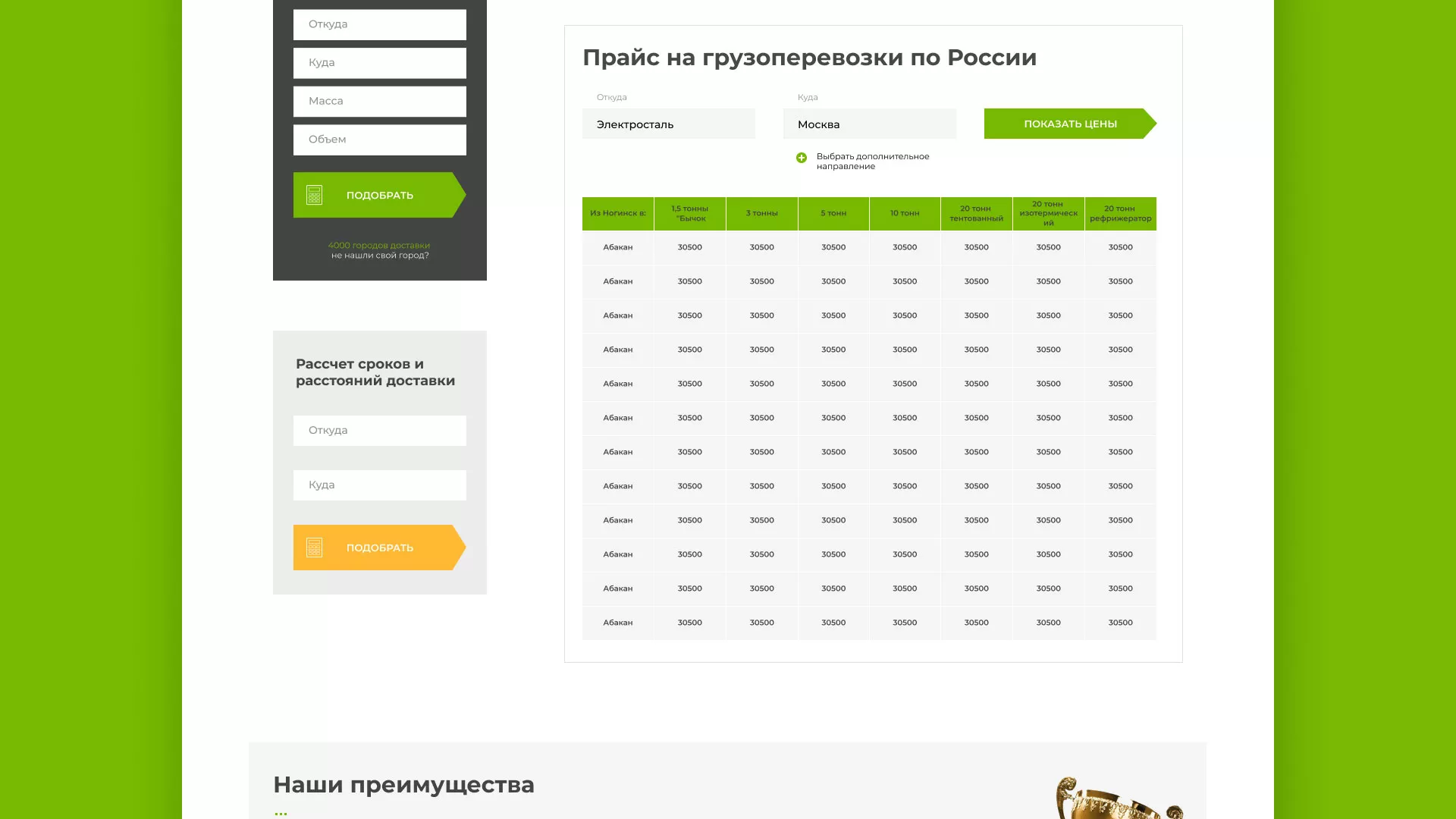 Разработка логотипа и сайта компании «Инком-Логистика» в Шиханах