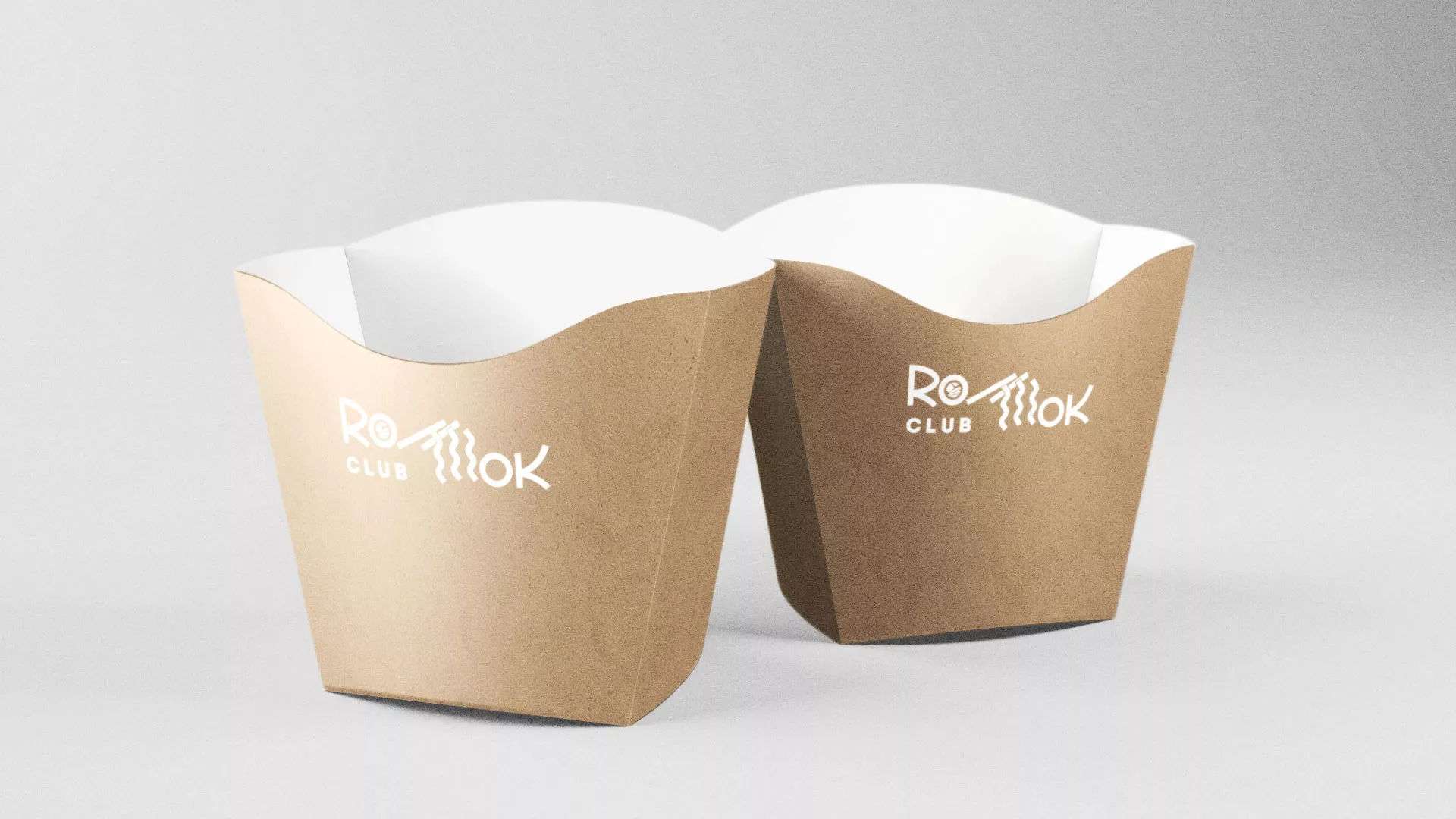 Создание логотипа суши-бара «Roll Wok Club» в Шиханах